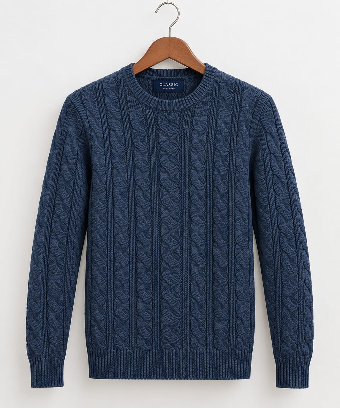 Man's Cable Knit Pulover